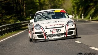 Porsche 997 GT3 Cup  Yanick Bodson  European Hill Race Eschdorf 2014 [upl. by Shelagh]