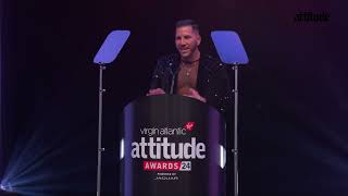 Jaguars Santino Pietrosanti speaks at the Attitude Awards 2024 [upl. by Irod65]