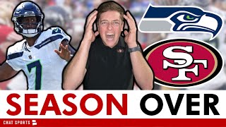 SEASON OVER 49ERS CHOKE AGAIN 49ers vs Seahawks INSTANT REACTION 49ers Suffer HORRIBLE Loss [upl. by Debi]