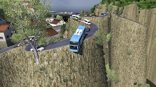 Most dangerous road in the world eps55  Euro Truck Simulator 2 HD2K [upl. by Odnala654]