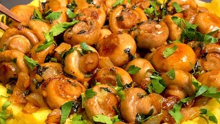 Unglaublich wie lecker diese Champignons mit Kartoffeln sind Einfach schnell und preiswert [upl. by Einapets]