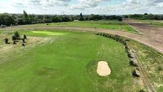 Golf de MaisonsLaffitte  drone aerial video  hole05 [upl. by Jordanna]