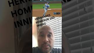 HERNANDEZ HOMERUN  DODGERS vs Rockies  DODGERS news 92824 shorts [upl. by Steel]