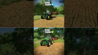 PLOWING COMPARISON 🚜  FS22 VS FS 25 farming farmingsimulator25 fyp shorts [upl. by Allwein]