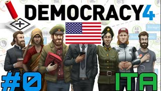 Democracy 4 ITA Italia gameplay 0  Tutorial [upl. by Henryson]