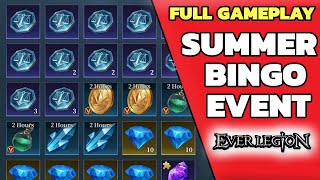 Ever Legion  How to Play at the Summer Bingo Event Full Gameplay [upl. by Susi]