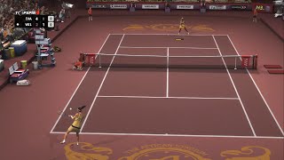 Top Spin 4 PC was really ahead of its time Ivanovic Vs serena Williams expert mode 60fps [upl. by Hannahsohs]