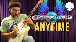 Journey  Anytime  Guitar Solo Lesson [upl. by Burner]