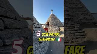 Cosa fare ad Alberobello in Puglia puglia alberobello italia italianfood italytravel puglife [upl. by Germaun]