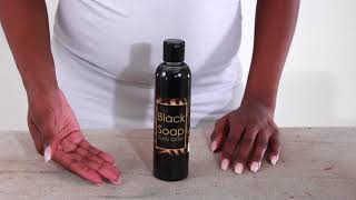 Liquid Black soap body wash [upl. by Schwerin760]