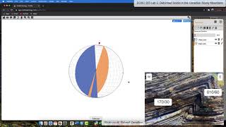 Introduction to Folds on Stereonets using Visible Geology [upl. by Hermes]