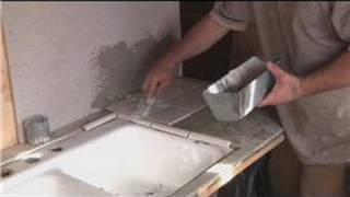 Kitchen Tile Basics  How to Grout Kitchen Tile [upl. by Brigg538]