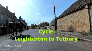 Cycle Leighterton to Tetbury via Sherston amp Malmesbury [upl. by Elene]