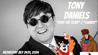 IncrediChat LIVE Tony Daniels  Voice Actor of XMens Gambit amp Tony the Tiger [upl. by Odraboel]