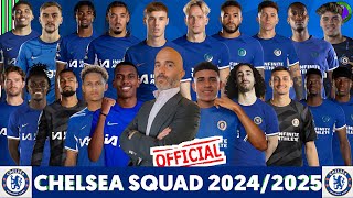 CHELSEA SQUAD 202425  TODAYS LATEST UPDATE  JUNE 10 2024  CHELSEA SQUAD NEXT SEASON 20242025 [upl. by Anear]