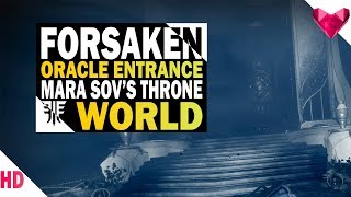 Destiny 2 Forsaken Oracle Entrance to The Confluence  Mara Sovs Throne World Erebus [upl. by Riatsila]