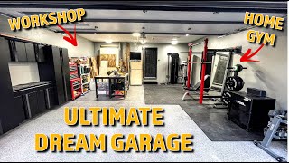 Ultimate Dream Garage Makeover DIY  Part 2  Home Gym and Workshop [upl. by Eita]