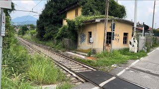 PASSAGGIO A LIVELLO DI MONVALLE  TRENO INTERNAZIONALE DA NOVARA DIRETTO A ROTTERDAM [upl. by Bittner]