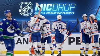 Oilers Advance to WCF in Game 7 Thriller  NHL Mic Drop  Oilers vs Canucks [upl. by Yenot]