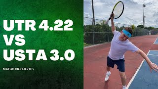 Its Humbling Watching Yourself Play Tennis  USTA 30 Highlights Tennis League Network Match  4 [upl. by Kacey]