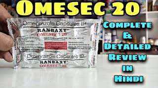 Omesec 20 Capsules  Omeprazole 20 mg capsules  Omesec 20 Review in Hindi  Omeprazole Capsules IP [upl. by Michaeu775]