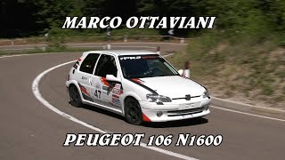 SLALOM CALDARO  APPIANO  MENDOLA 2022  MARCO OTTAVIANI  PEUGEOT 106 N1600 [upl. by Steffy]