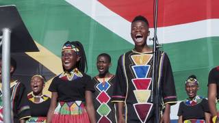 Ndlovu Youth Choir Springbok Welcome [upl. by Yrakaz8]