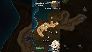 Luxurious Chest Location Guide  Genshin Impact Sumeru Genshinguide Kaveh genshinimpact Gaming [upl. by Cornie]