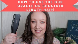 How to use the GHD Oracle on shoulder length hair [upl. by Ebaj]