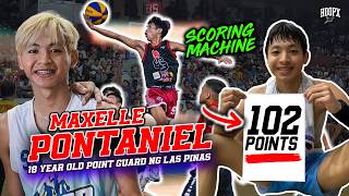 BATANG UMISKOR NG 102 POINTS SA INTERBRGY ANG BUHAY BASKETBALL NI MAXELLE PONTANIEL [upl. by Grefer]