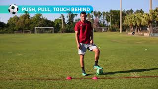 2 cone soccer drill improve your first touch ball control [upl. by Washburn141]