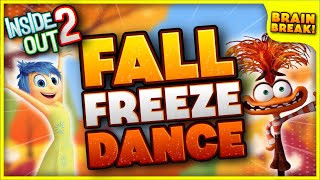 Inside Out Fall Freeze Dance  Autumn Brain Break  Just Dance  Danny Go Noodle [upl. by Nivel33]