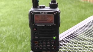 Yaesu VX7R with Nagoya NA771 antenna Airband 20 miles from London Heathrow Airport [upl. by Linea]