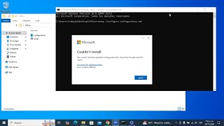 Error Code 020480 Couldnt install We couldnt find the specified configuration file [upl. by Ritter]