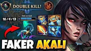 T1 Faker Akali vs Taliyah  MID  Patch 141 Ranked Korea ✅ [upl. by Ettenna]