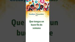 Pt 5  Learn Spanish Greetings amp Goodbyes [upl. by Diamante]