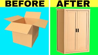 5 COOL CARDBOARD FURNITURE FOR HOME  DIY CARDBOARD RECYCLE IDEAS  BEST OUT OF WASTE CRAFT [upl. by Darken]