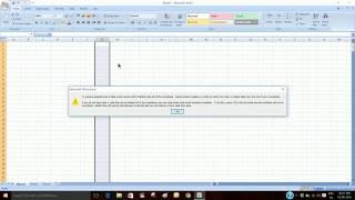 Quick method to fix insert column error in excel [upl. by Kiley]