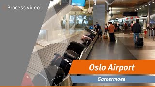 The World Of Vanderlande Oslo Airport Gardermoen  Process video [upl. by Aynotak]