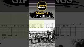 Moorea  Gipsy Kings  Guitar Tabs  Guitar tutorial [upl. by Marigolde]