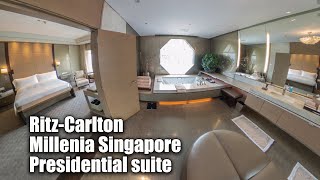 RitzCarlton Millenia Singapore Presidential suite [upl. by Ttennaej560]