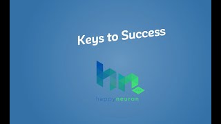 Cognitive Tips to Success  HappyNeuron Pro [upl. by Aicaca]