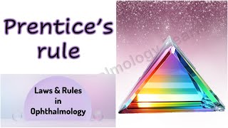 Prentice’s Rule  Laws amp Rules in Ophthalmology [upl. by Jandy294]