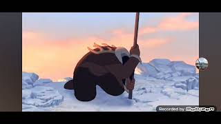 Brother Bear 2003  Grizzly Bear AttackSitkas death scene [upl. by Raual268]