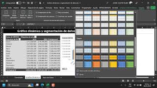 Cómo Crear Gráficos Dinámicos Impresionantes con Segmentación de Datos en Excel [upl. by Trinidad]