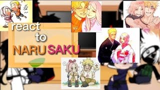 🔥😈Uchihas  kakashi react to sakura shipsNaruSaku🍜🌸part1 [upl. by Pillyhp]