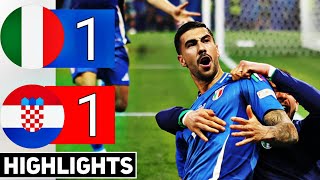 🔵 Italy Vs Croatia 11 UEFA EURO 2024  HIGHLIGHTS  AIl GOALS amp Extended HIGHLIGHTS [upl. by Mariande603]