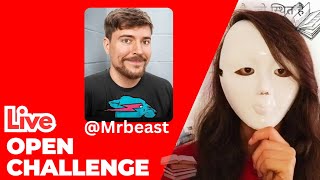 Live Challenge MrBeast [upl. by Airbmac]