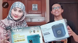 REVIEW RICE COOKER ANTI GEMUK Rp 400 K vs 900K [upl. by Aihsile]