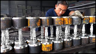 Mass Dumbbells Production Process Amazing Dumbbell Factory [upl. by Yma419]